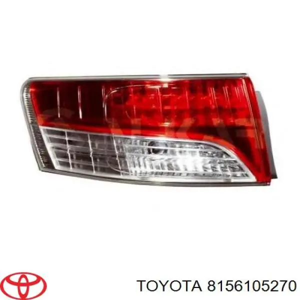 Lampa zespolona tylna lewa zewnętrzna Toyota 8156105270 cena, od 127,88 USD