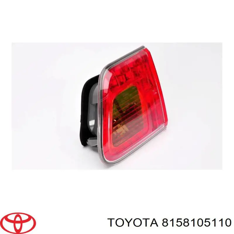 8158105110 Toyota Lampa zespolona tylna prawa wewnętrzna