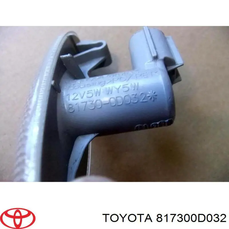 Powtarzacz kierunkowskazu na błotniku Toyota 817300D032 cena, od 18,71 USD