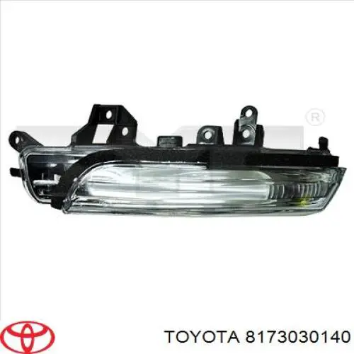 Kierunkowskaz lusterka prawy Toyota 8173052090 cena, od 43,28 USD