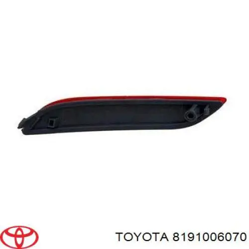 Lampa odblaskowa zderzaka tylnego prawa Toyota 8191033030 cena, od 17,24 USD