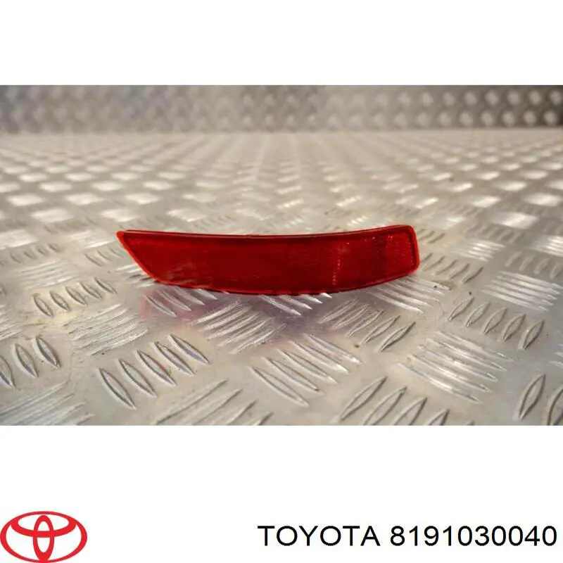 Lampa odblaskowa zderzaka tylnego prawa Toyota 8191030040 cena, od 23,07 USD