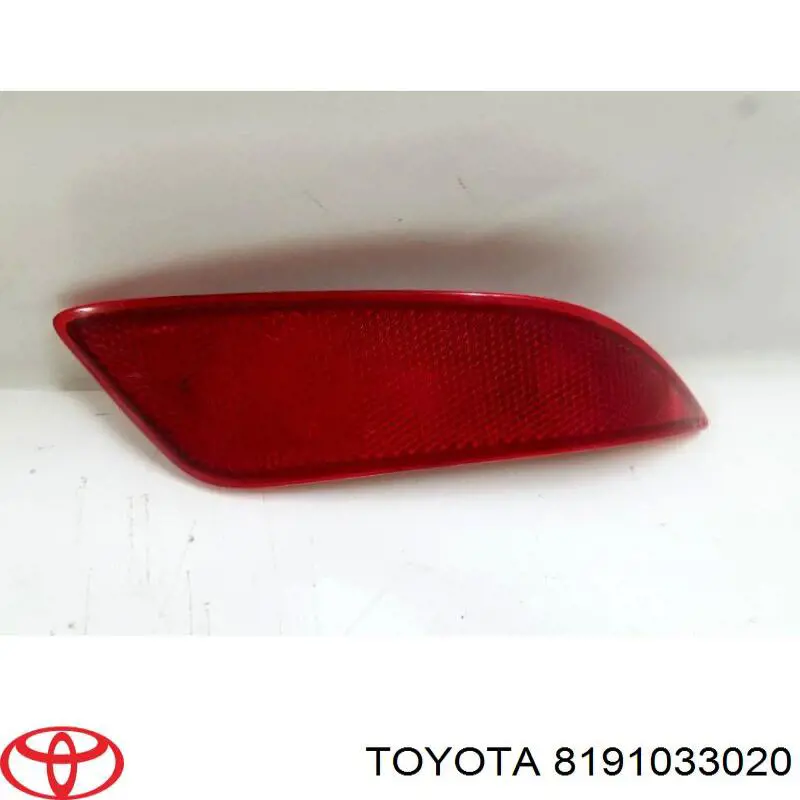 Lampa odblaskowa zderzaka tylnego prawa Toyota 8191033020 cena, od 3,99 USD
