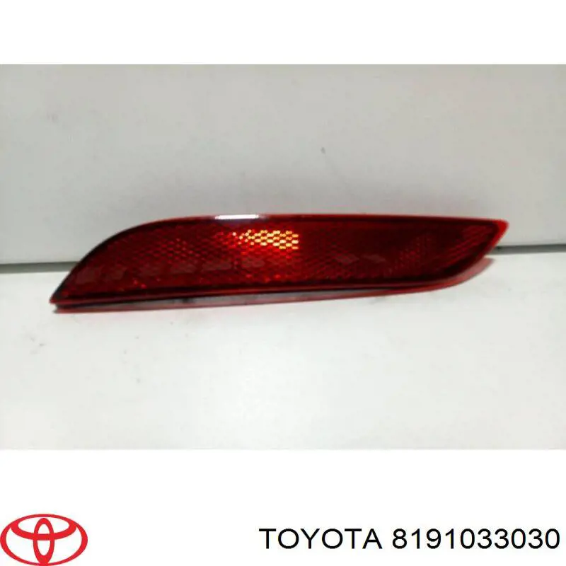 8191033030 Toyota Lampa odblaskowa zderzaka tylnego prawa