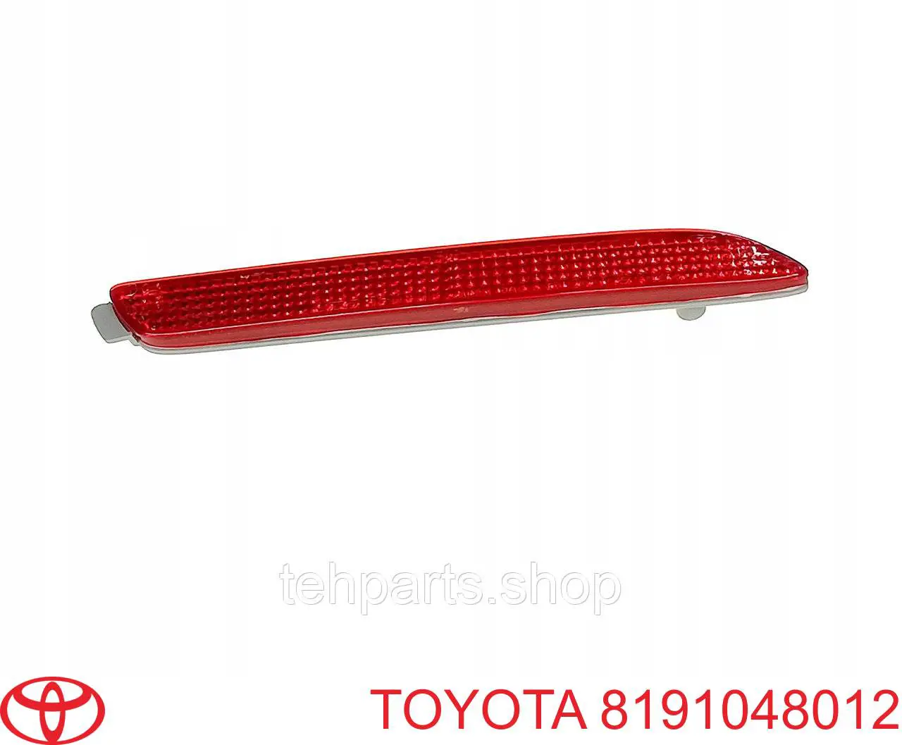 Lampa odblaskowa zderzaka tylnego prawa Toyota 8191048012 cena, od 38,32 USD