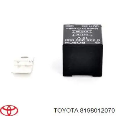 Przekaźnik kierunkowskazów Toyota 8198012070 cena, od 98,86 USD