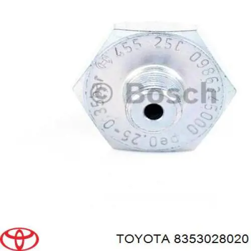 Do koszyka 8353028020 Toyota Czujnik ciśnienia oleju