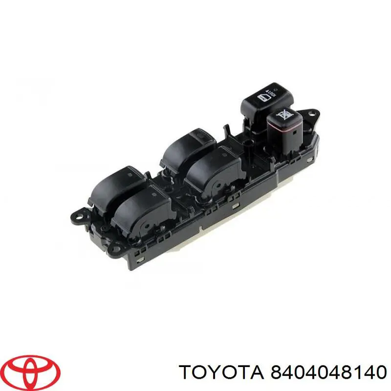 Panel przyciskowy sterowania podnośnikiem szyby przedni lewy Toyota 8404048140 cena, od 93,64 USD