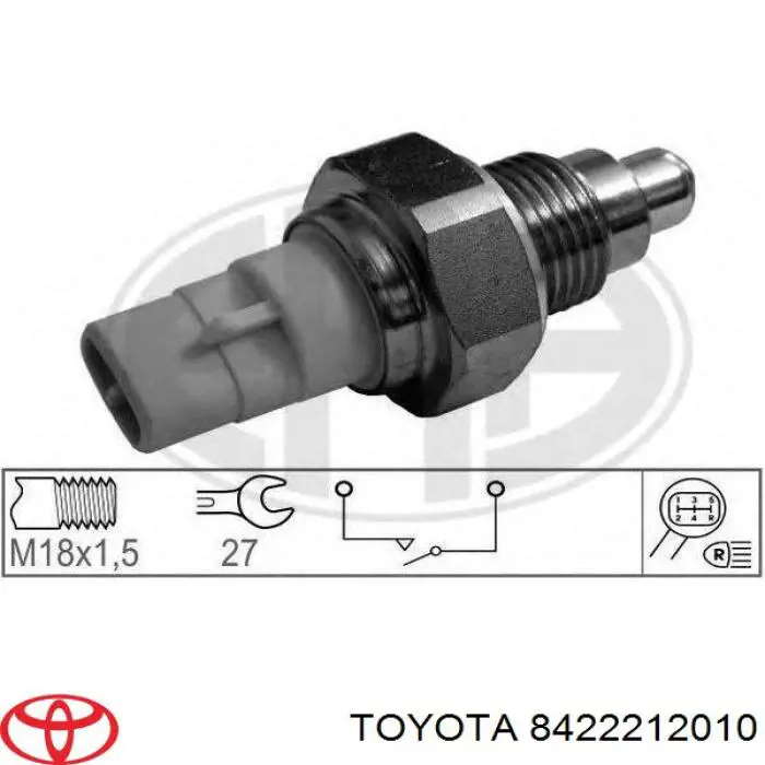 Czujnik zwiększonego/zmniejszonego przełożenia skrzyni rozdzielczej Toyota 8422212010 cena, od 72,65 USD