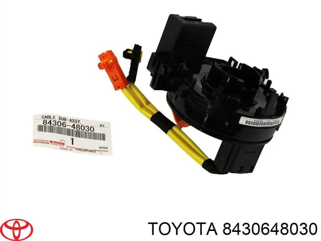 Do koszyka Pierścień kontaktowy AIRBAG, taśma kierownicy  Lexus LS 460/460L USF4