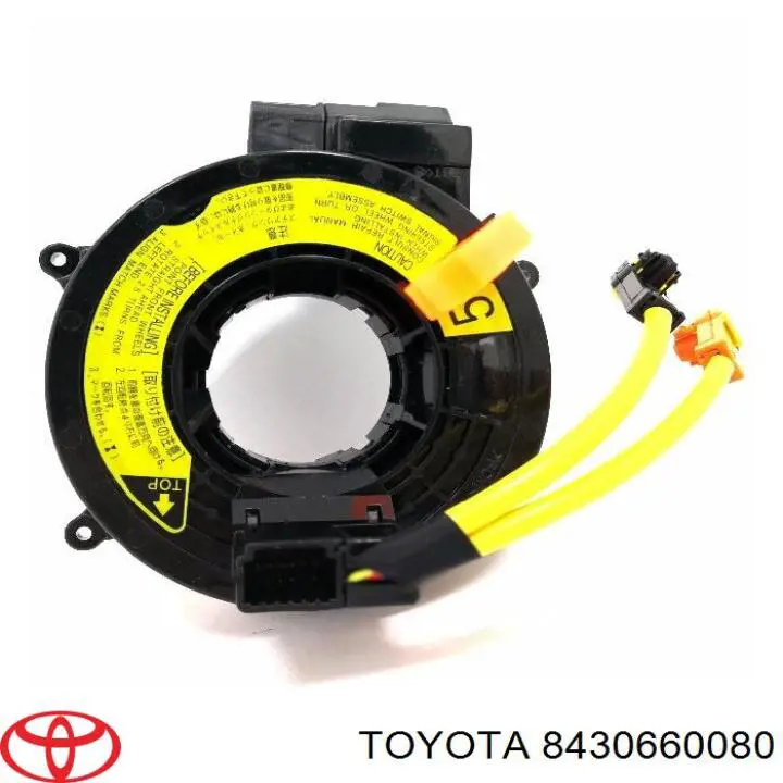 8430660080 Toyota pierścień kontaktowy airbag, taśma kierownicy