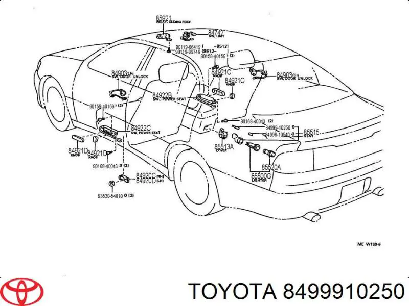  Toyota 8499910250 cena, od 4,56 USD
