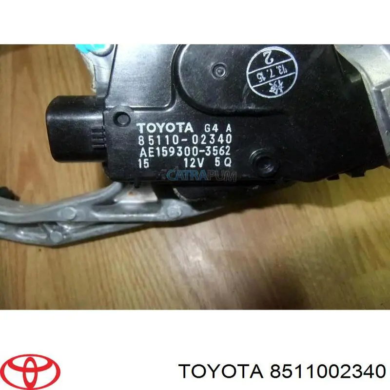 Silniczek wycieraczki szyby przedniej Toyota 8511002340 cena, od 52,78 USD
