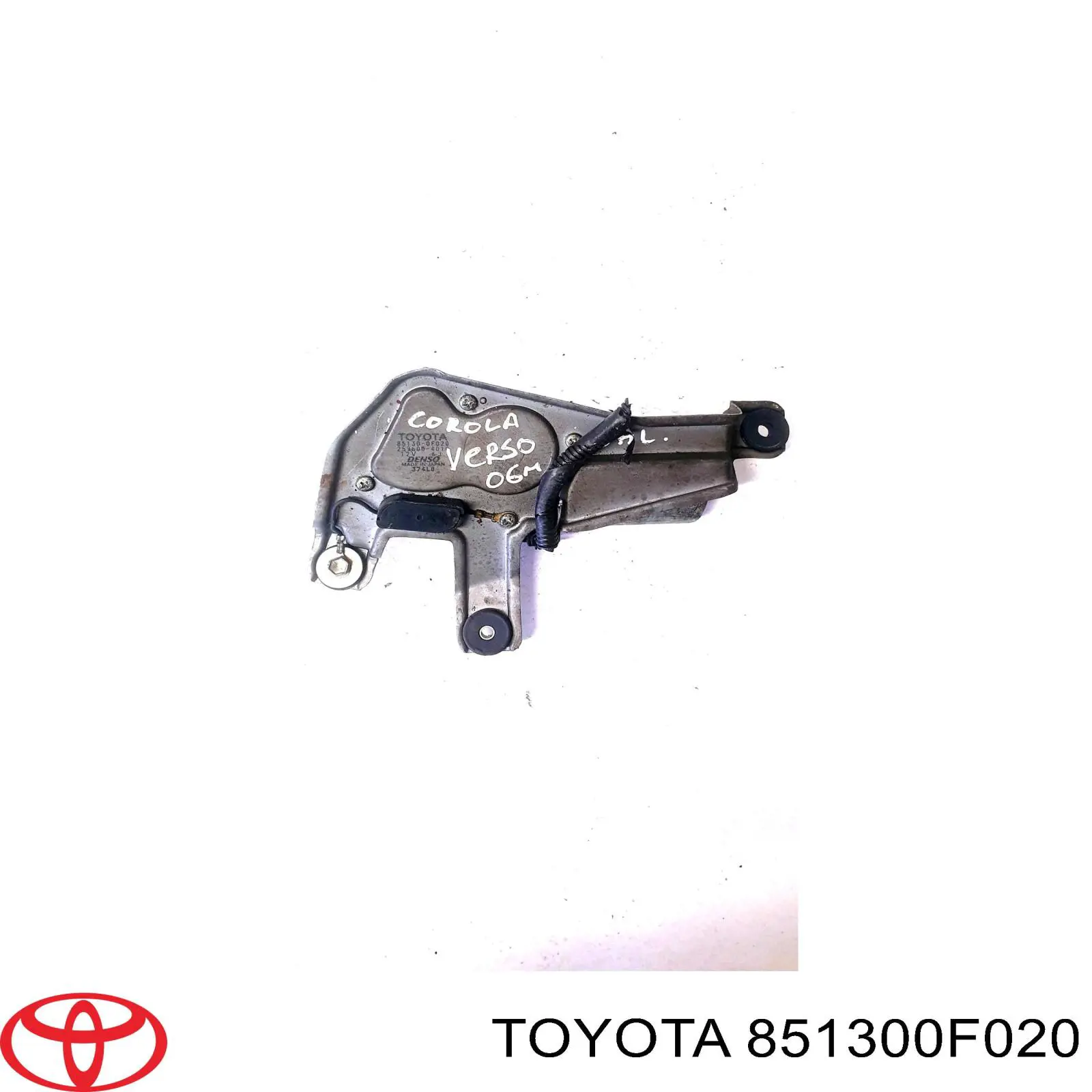 Do koszyka Silniczek wycieraczki tylnej szyby Toyota Corolla VERSO R10