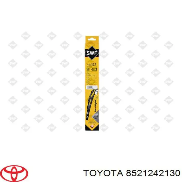 Pióro wycieraczki szyby przedniej pasażera Toyota 8521242130 cena, od 14,75 USD