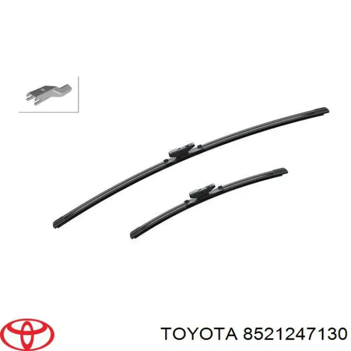 Pióro wycieraczki szyby przedniej, zestaw (2 szt.) Toyota 8521247130 cena, od 24,31 USD