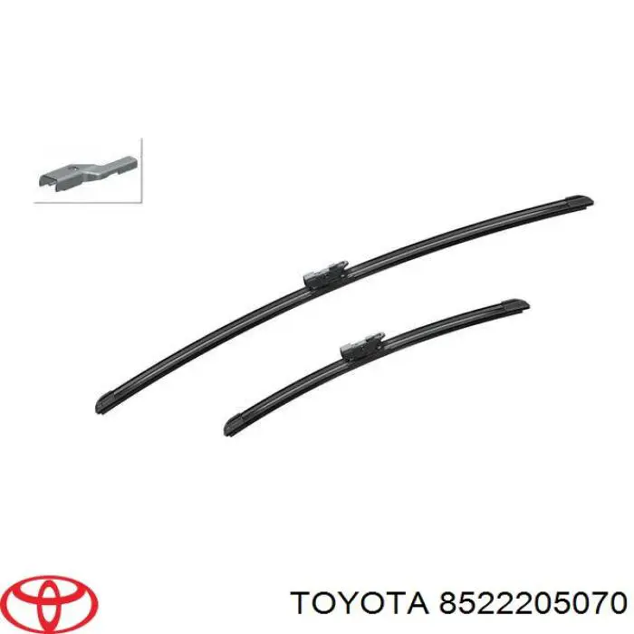 Do koszyka 8522205070 Toyota Pióro wycieraczki szyby przedniej kierowcy
