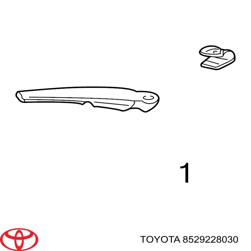 Zaślepka nakrętki do mocowania ramienia wycieraczki tylnej Toyota 8529228030 cena, od 5,94 USD