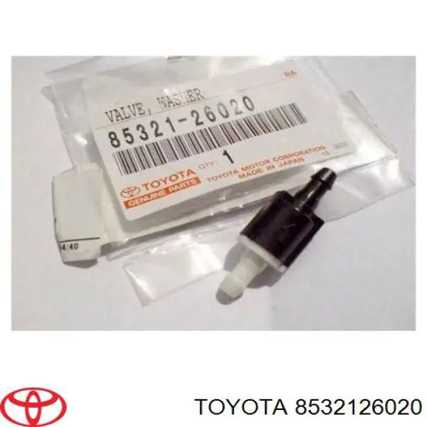 Zawór zwrotny spryskiwacza szyby przedniej Toyota 8532126020 cena, od 3,81 USD