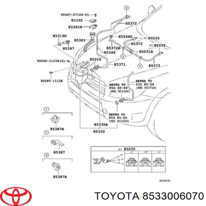 76806-TA5-A11 Honda pompka spryskiwacza szyby przedniej