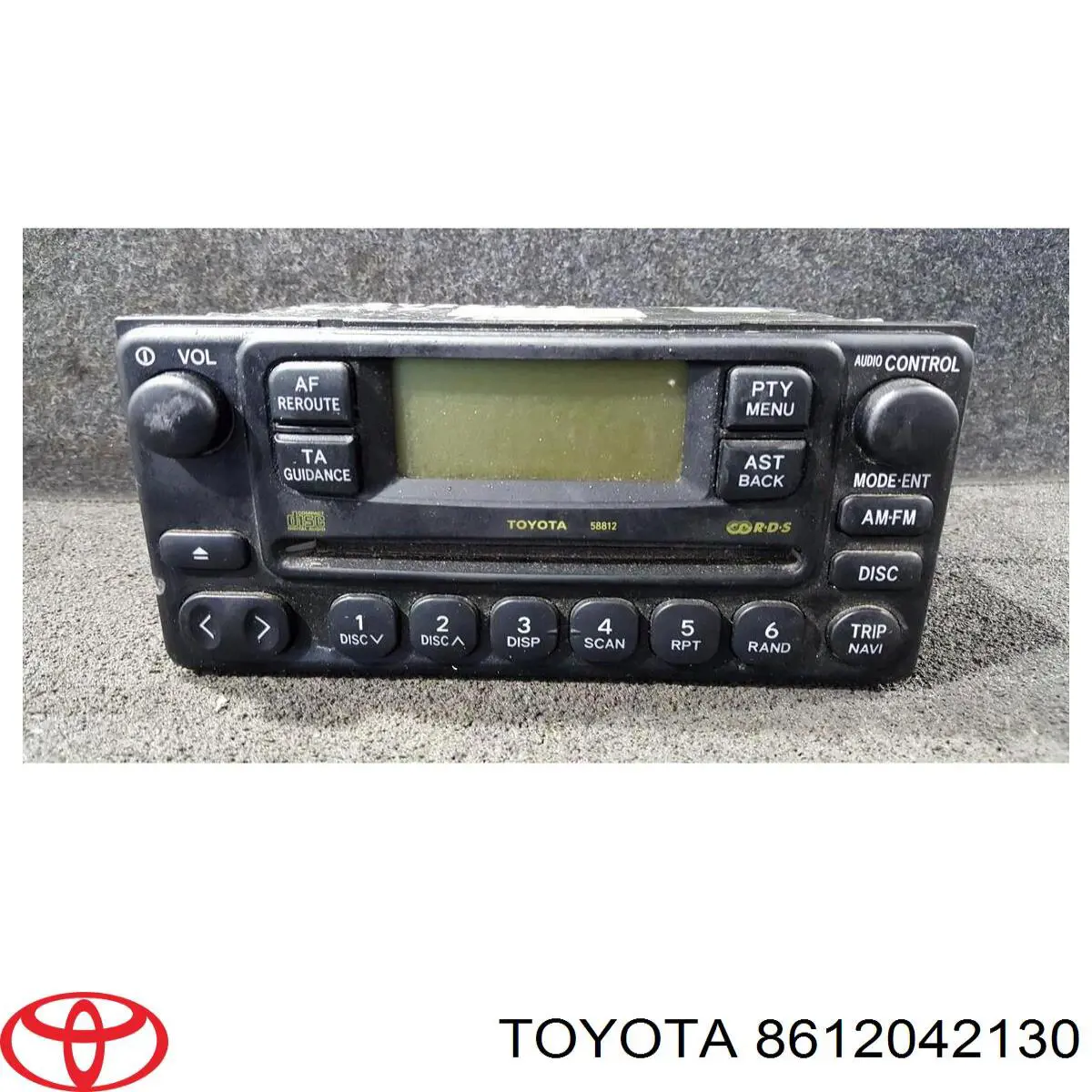 Do koszyka 8612042130 Toyota Radioodtwarzacz (radio AM/FM)
