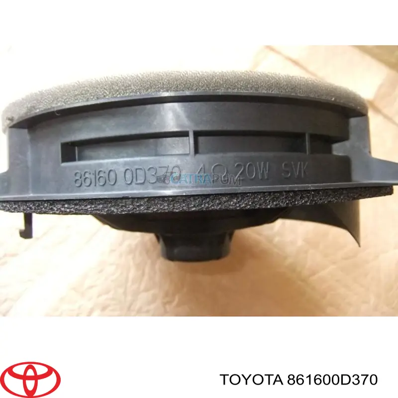 Głośnik drzwi przednich Toyota 861600D370 cena, od 51,08 USD