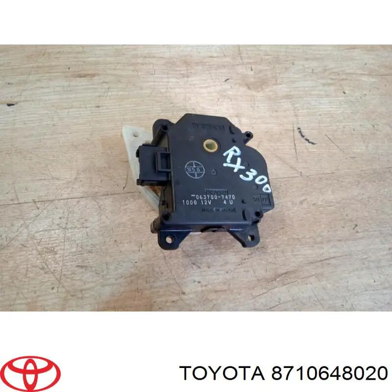 Do koszyka Silniczek klapy nagrzewnicy Lexus RX 300 MCU1