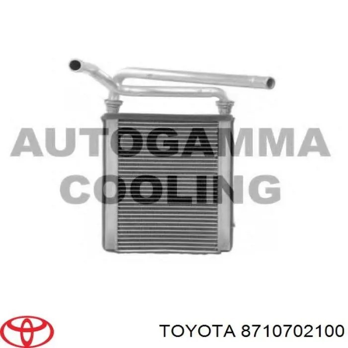 8710702100 Toyota Chłodnica nagrzewnicy (ogrzewacza)
