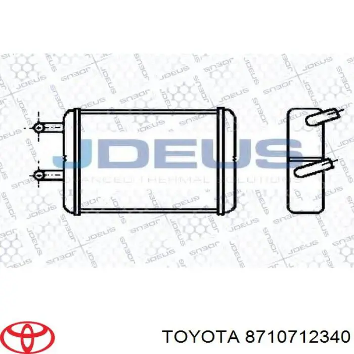 Chłodnica nagrzewnicy (ogrzewacza) Toyota Corolla liftback (E8) (1983 - 1988) cena, od 1226,27 USD