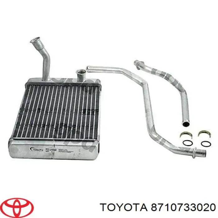 Chłodnica nagrzewnicy (ogrzewacza) Toyota Camry III sedana (V10) (1991 - 1996) cena, od 49,15 USD