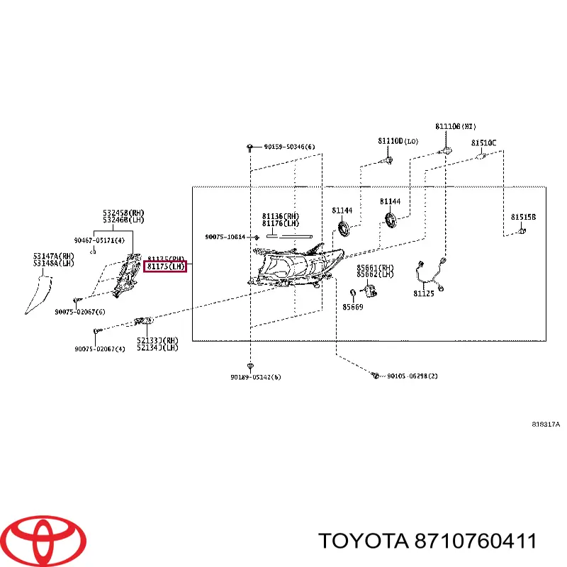 Chłodnica nagrzewnicy (ogrzewacza) Toyota Land Cruiser 