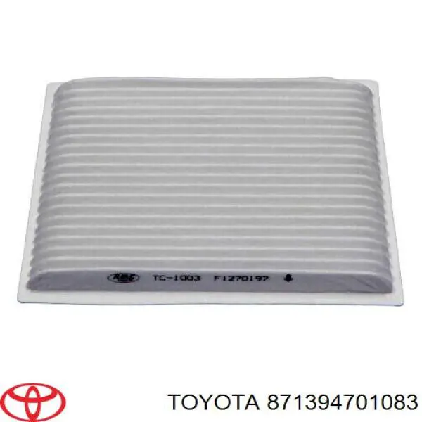 Do koszyka 871394701083 Toyota Filtr kabiny
