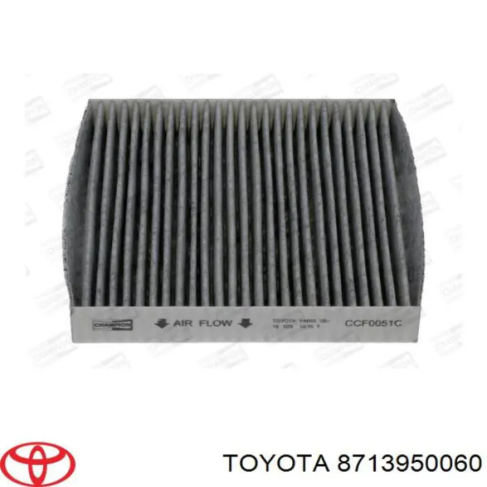 Do koszyka 8713950060 Toyota Filtr kabiny