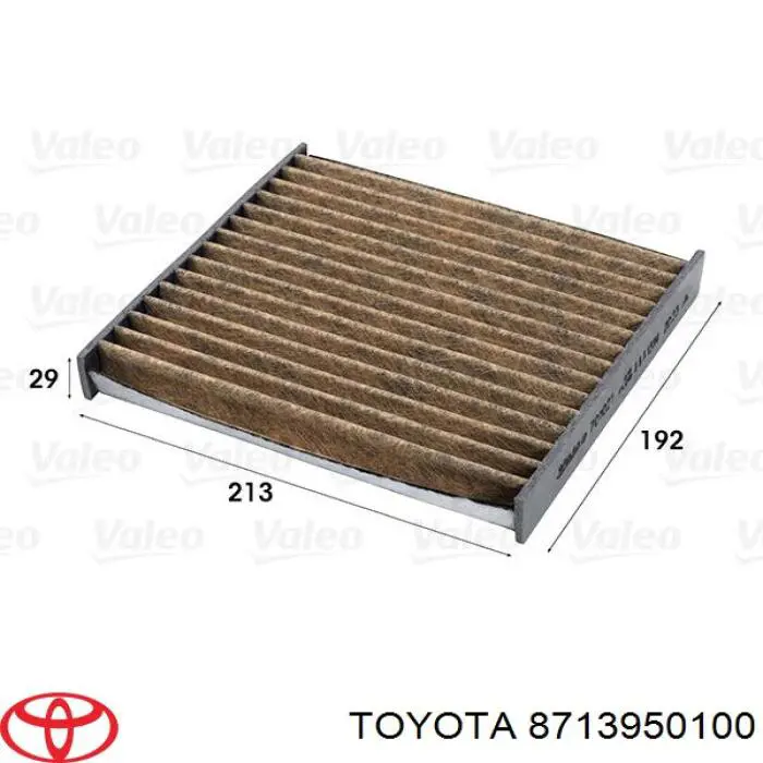 Filtr kabiny 8713950100 Toyota