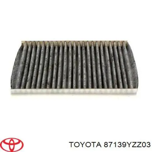 Do koszyka 87139YZZ03 Toyota Filtr kabiny