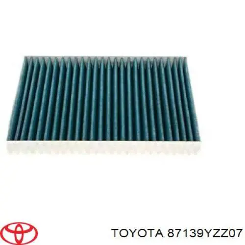 Do koszyka 87139YZZ07 Toyota Filtr kabiny