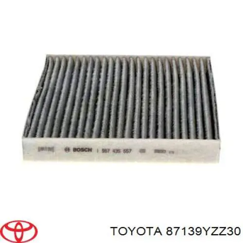 Do koszyka 87139YZZ30 Toyota Filtr kabiny