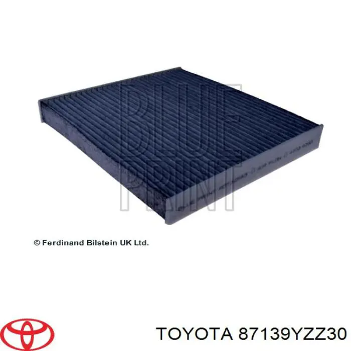 Do koszyka 87139YZZ30 Toyota Filtr kabiny
