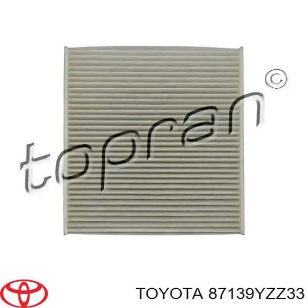 Do koszyka 87139YZZ33 Toyota Filtr kabiny