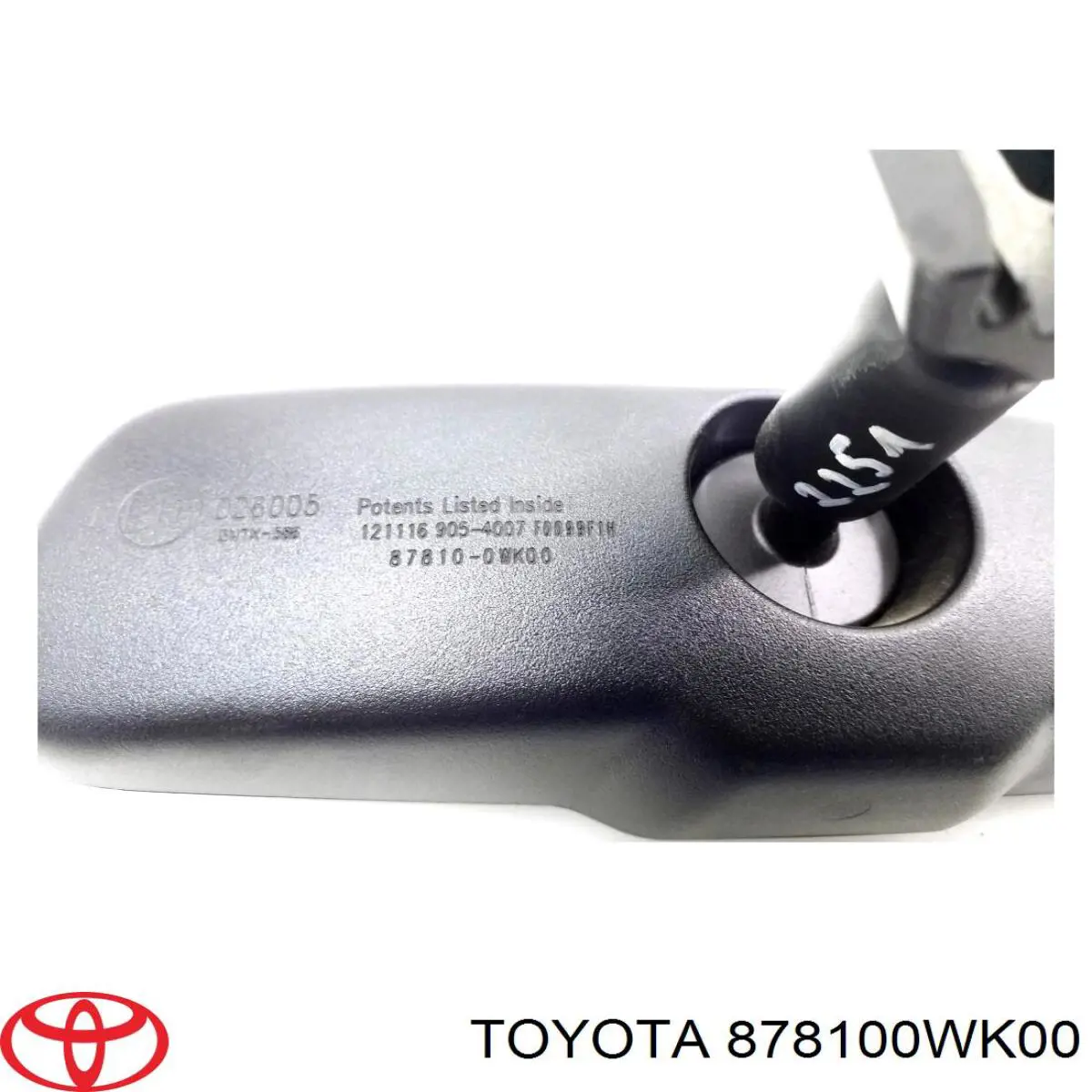 Lusterko wewnętrzne Toyota 878100WK00 cena, od 71,51 USD