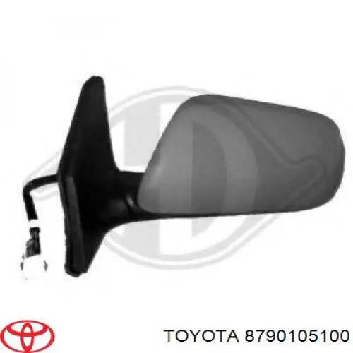 Do koszyka 8790105100 Toyota Lusterko wsteczne prawe
