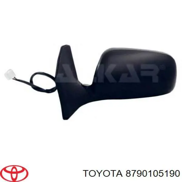 Lusterko wsteczne prawe Toyota 8790105190 cena, od 130,39 USD