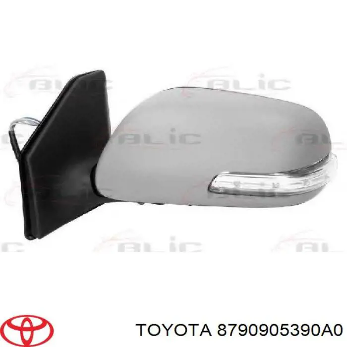 Do koszyka 8790905390A0 Toyota Lusterko wsteczne lewe