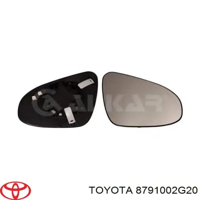 Lusterko wsteczne prawe Toyota 8791002G20 cena, od 16,71 USD
