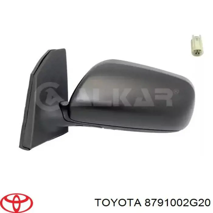 Lusterko wsteczne prawe 8791002G20 Toyota