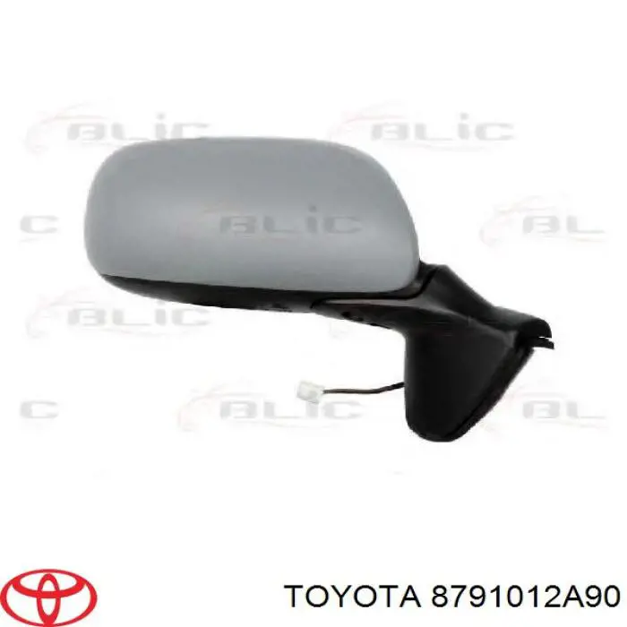 8791012A90 Toyota Lusterko wsteczne prawe