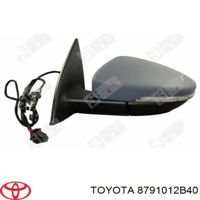 Lusterko wsteczne prawe Toyota 8791012B40 cena, od 87,20 USD