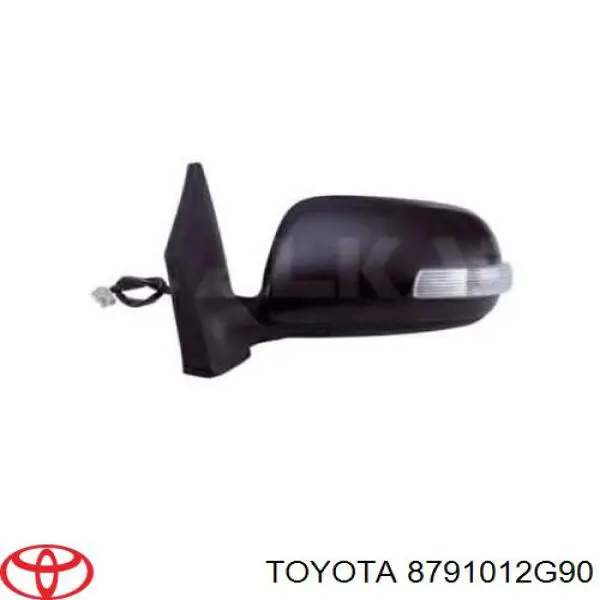 8791012G90 Toyota Lusterko wsteczne prawe
