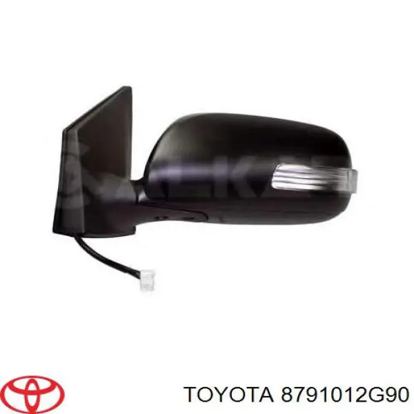 Do koszyka 8791012G90 Toyota Lusterko wsteczne prawe