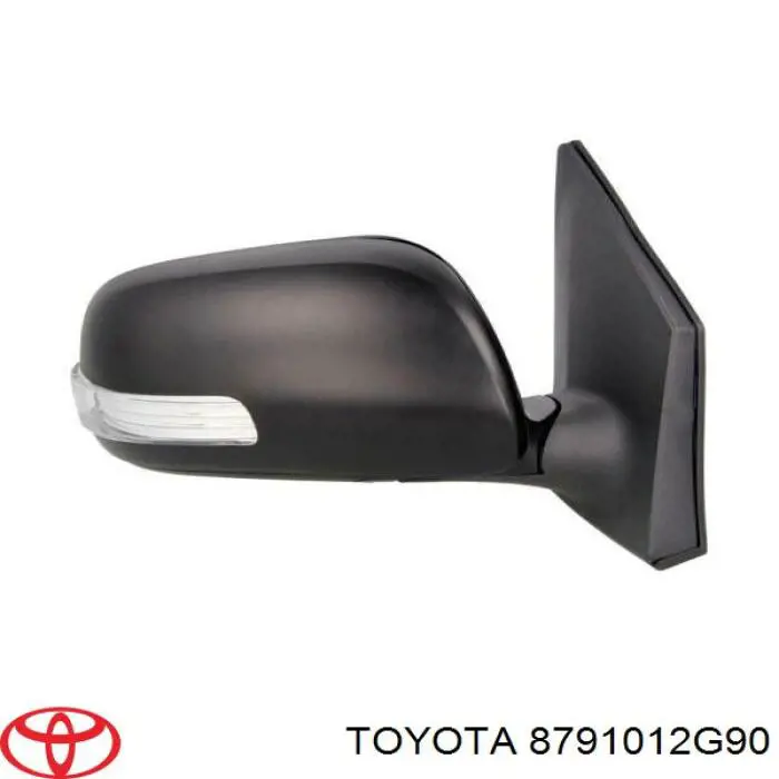 Lusterko wsteczne prawe Toyota 8791012G90 cena, od 131,03 USD